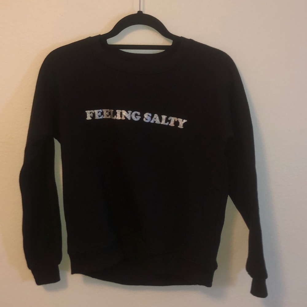 SOLD FEELING SALTY black Billabong pullover